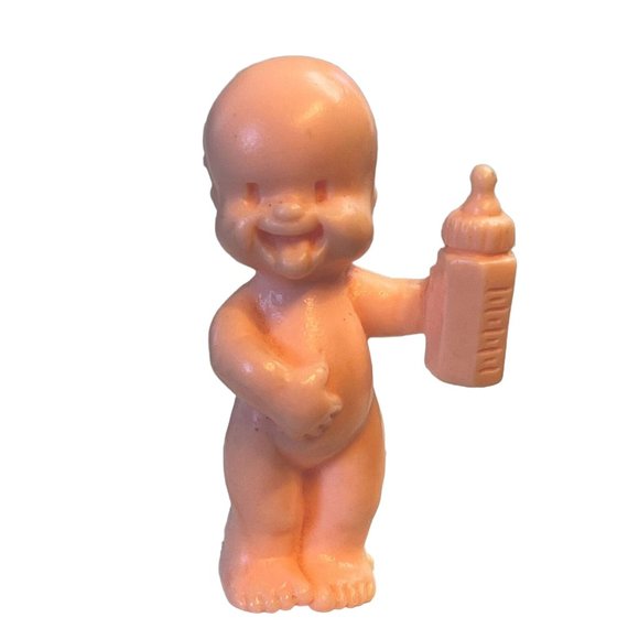 El Greco Gemellini Babies #13 Sticking Tongue Out Holding Bottle Signed Vtg EUC - Picture 1 of 5